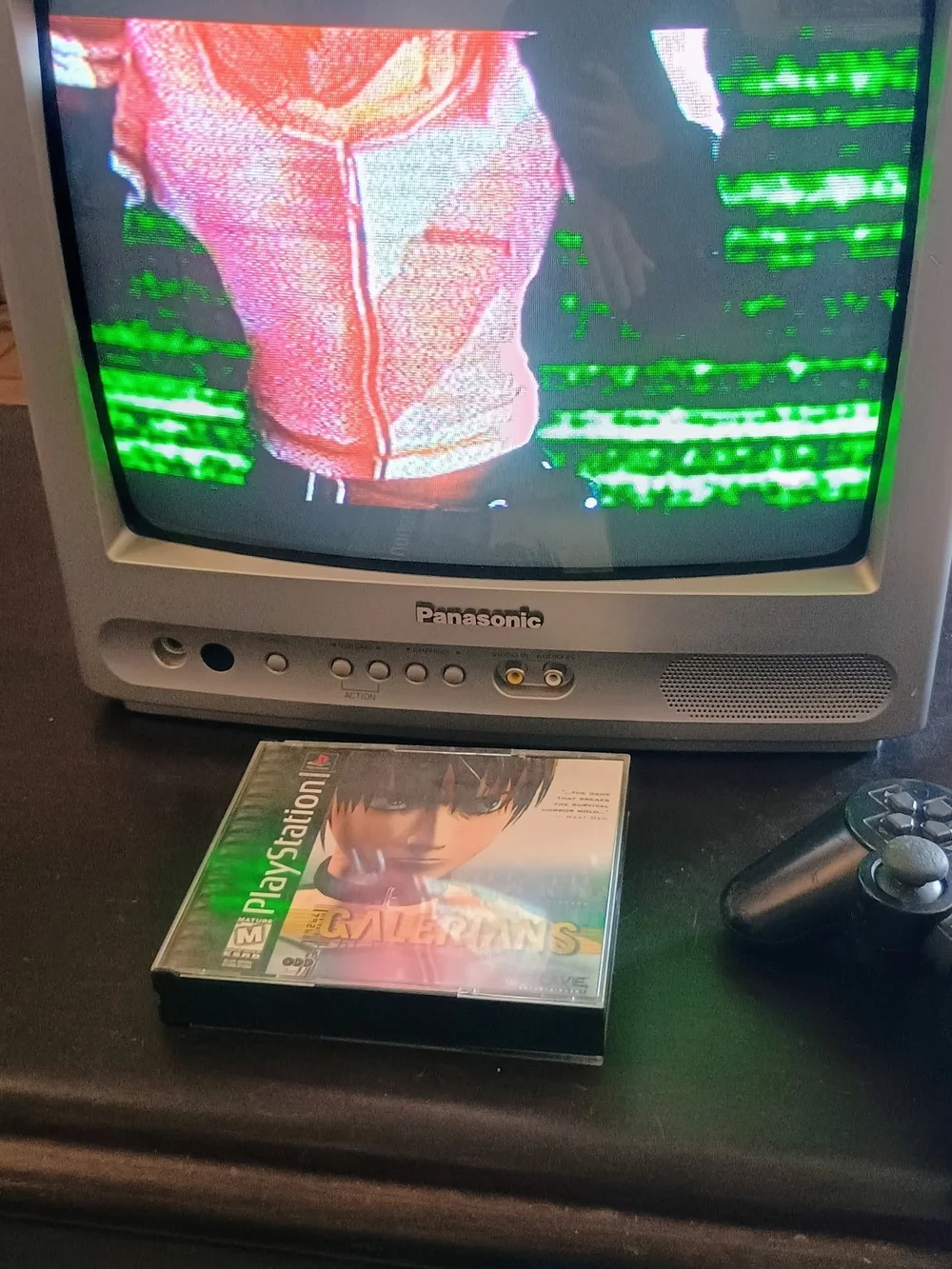 Sony PlayStation Galerians Disc with Pink and Silver Artwork